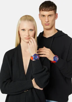 Versace Armbanduhr Sport CHRONO ACTIVE - 44MM - VEZ7-BLUE TRANSP. POLYCARBONATE CASE