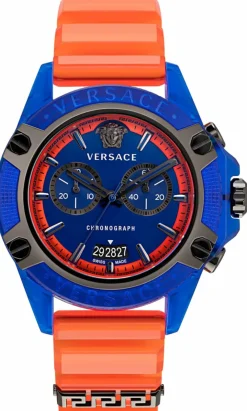 Versace Armbanduhr Sport CHRONO ACTIVE - 44MM - VEZ7-BLUE TRANSP. POLYCARBONATE CASE