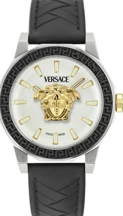 Versace Armbanduhr Unisex Medusa Deco Gent VE9I00124 Silber/Schwarz