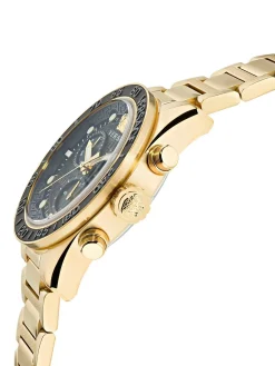 Versace Armbanduhr Unisex VE6K00523 Greca Dome Chrono Gold/Schwarz