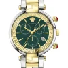 Versace Damen Armbanduhr Chronograph Revive 41mm Armband Edelstahl VE2M005 21