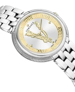 Versace Damen Armbanduhr THEA silber, gold 38 mm VE2CA0523