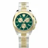 Versace Damen Armbanduhr Chronograph CHRONO LADY bicolor, grün 40 mm VE3CA0723