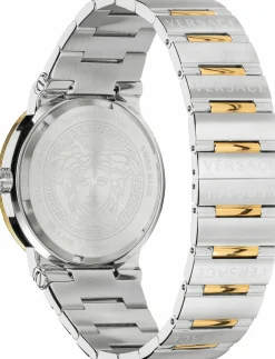 Versace Damen Armbanduhr GRECA LOGO bicolor 38 mm VEVH00620