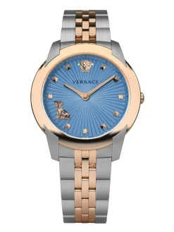 Versace Damen Armbanduhr Audrey 38 mm Armband Edelstahl VELR00919