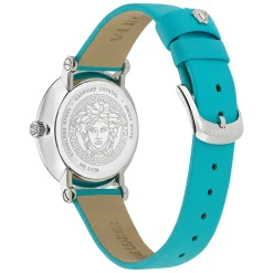 Versace Damen Armbanduhr Greca Flourish Blau VE7F00123
