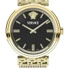 Versace Damen Armbanduhr MYTHOS VETCA Gold Schwarz VETCA0724