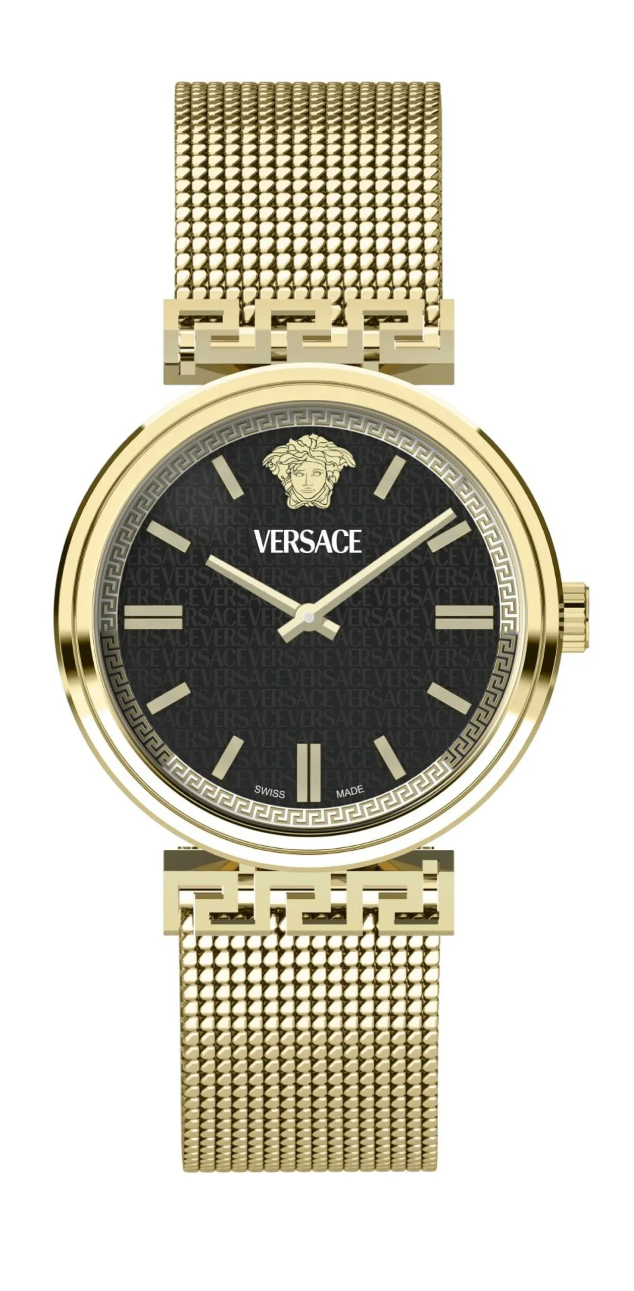 Versace Damen Armbanduhr MYTHOS VETCA Gold Schwarz VETCA0724