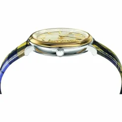 Versace Damen Armbanduhr V-CIRCLE The Clans mehrfarbig 38 mm VE8100118