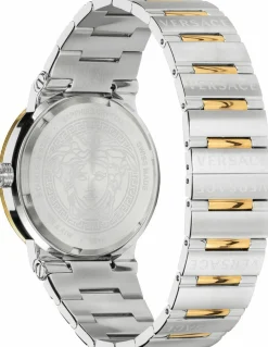 Versace Damen Armbanduhr GRECA LOGO bicolor 38 mm VEVH00720