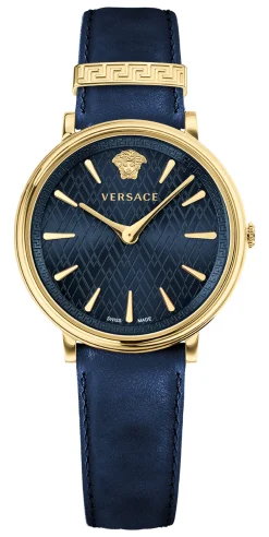 Versace Damen Armbanduhr V CIRCLE 38-D/BLUE S/BLUE IP1N VE81004 19