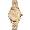 Versace Damen Armbanduhr Hellenyium Virtus Goldfarben VEHU00720