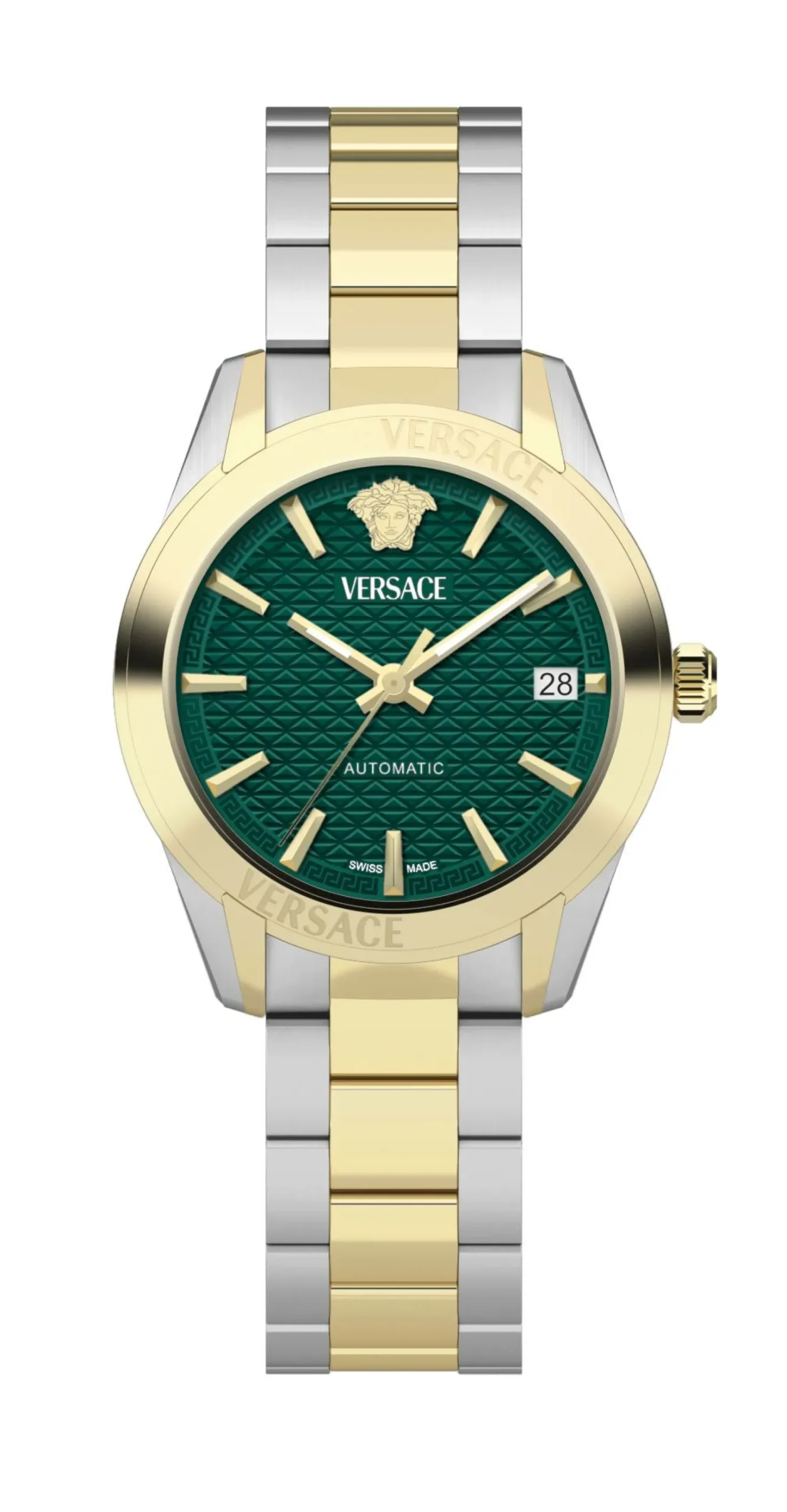 Versace Damen Automatik Armbanduhr Greca Classic VESCA0524 Grün