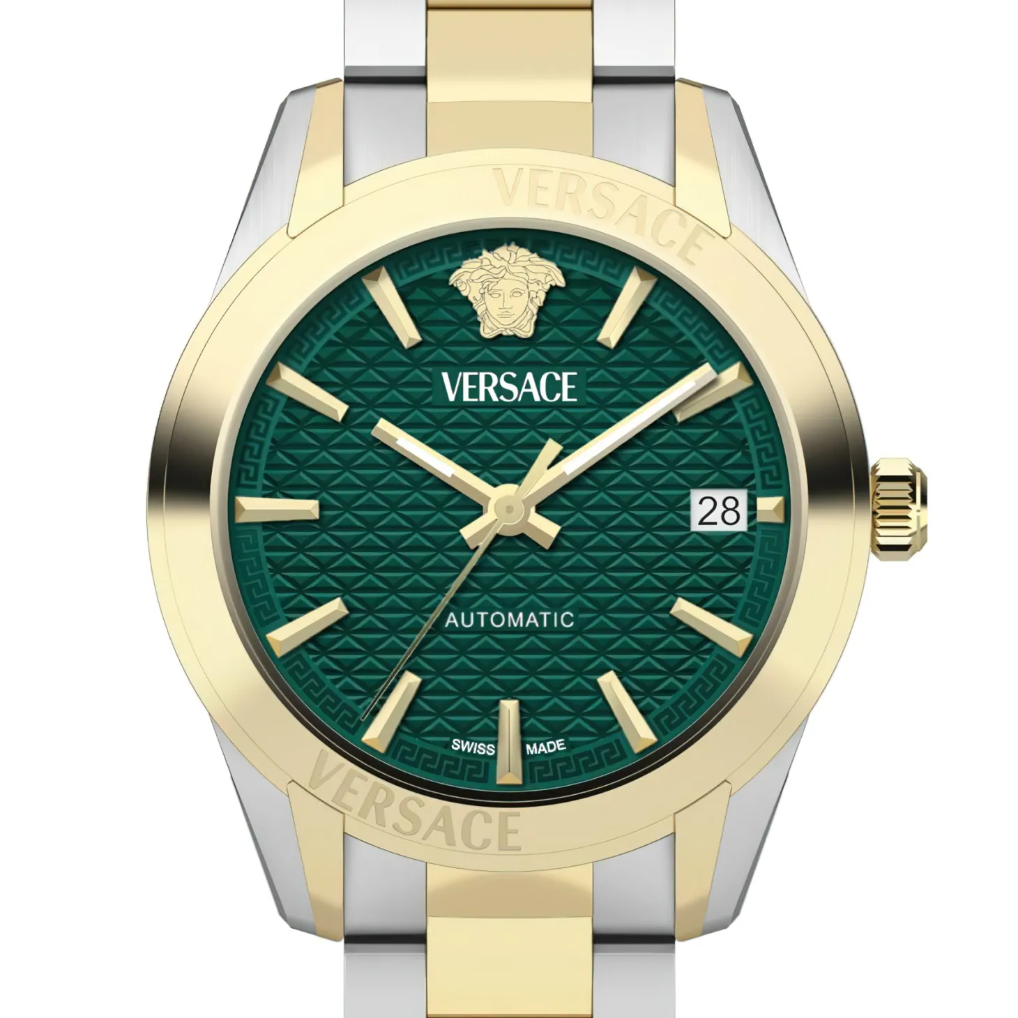 Versace Damen Automatik Armbanduhr Greca Classic VESCA0524 Grün