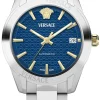 Versace Damen Automatikuhr Greca Classic Blau VESCA0224