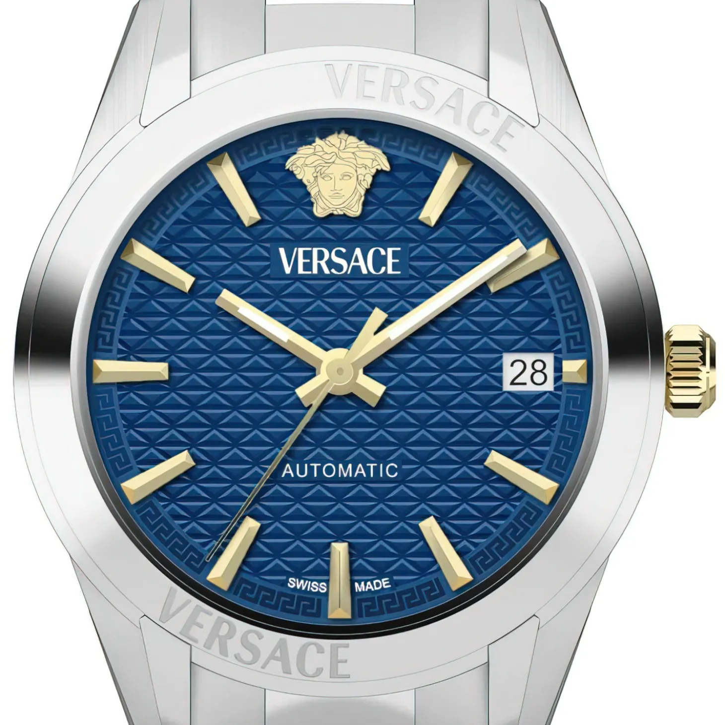Versace Damen Automatikuhr Greca Classic Blau VESCA0224