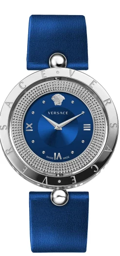 Versace Damen Uhr Eon 33.5 mm Blau VE7901123