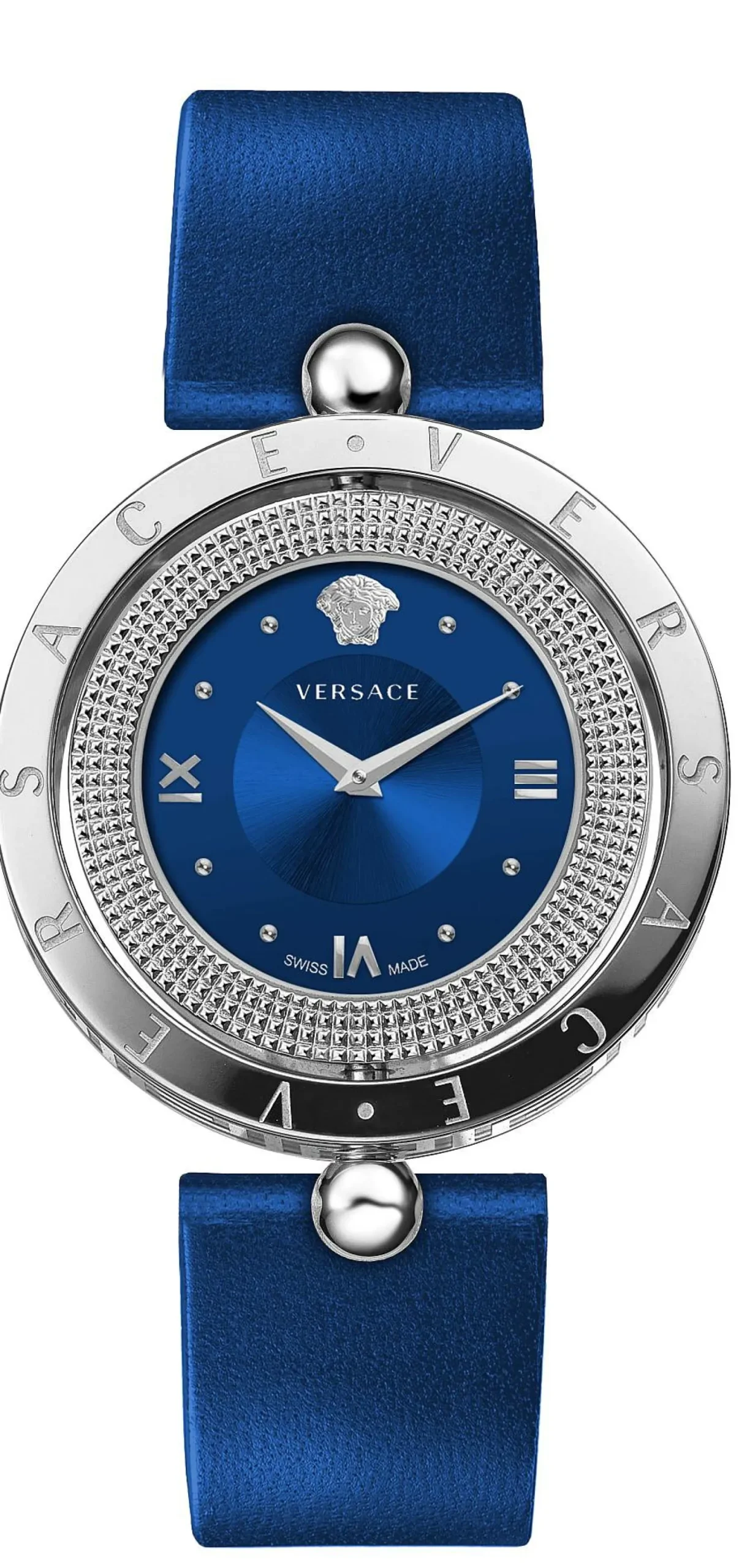 Versace Damen Uhr Eon 33.5 mm Blau VE7901123
