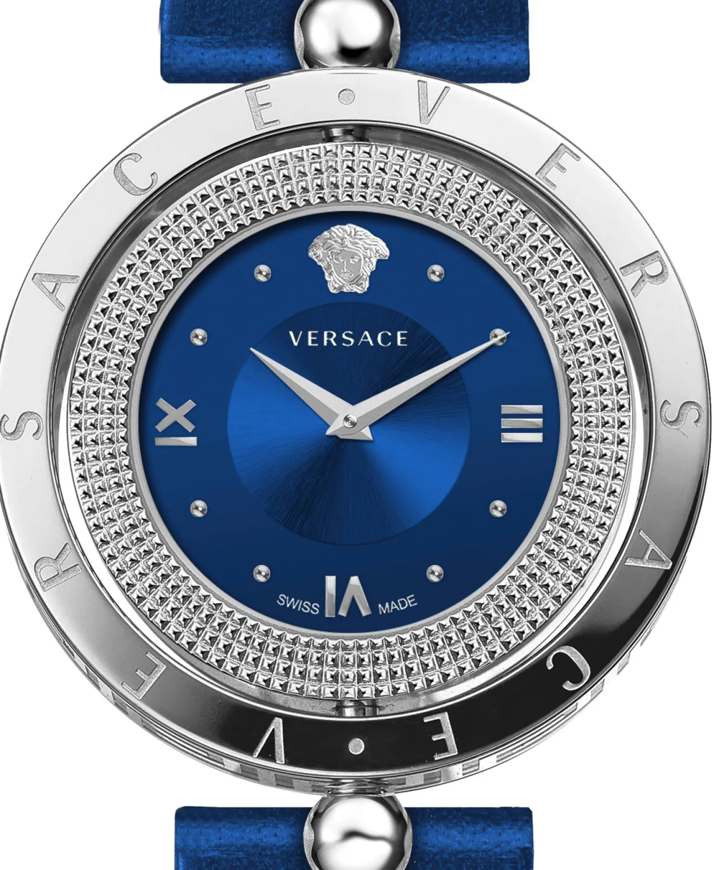 Versace Damen Uhr Eon 33.5 mm Blau VE7901123