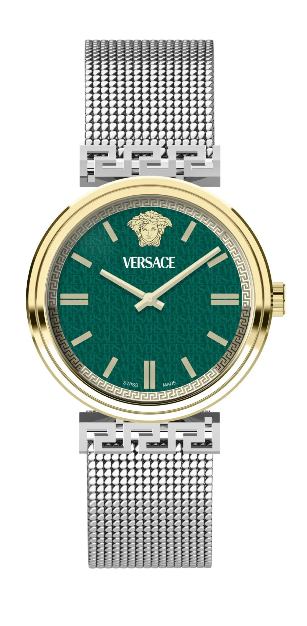 Versace Damen Uhr MYTHOS VETCA Silber Grün VETCA0524