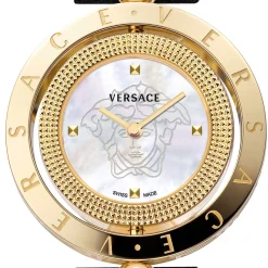 Versace Damen-Armbanduhr Eon Perlmutt Schwarz VE7901924