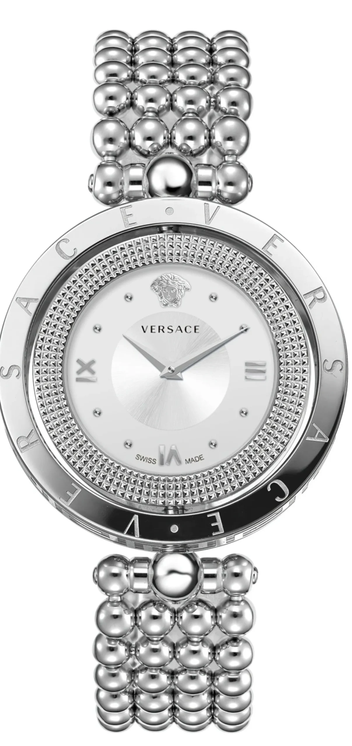 Versace Damen-Armbanduhr Eon Silber VE7901423