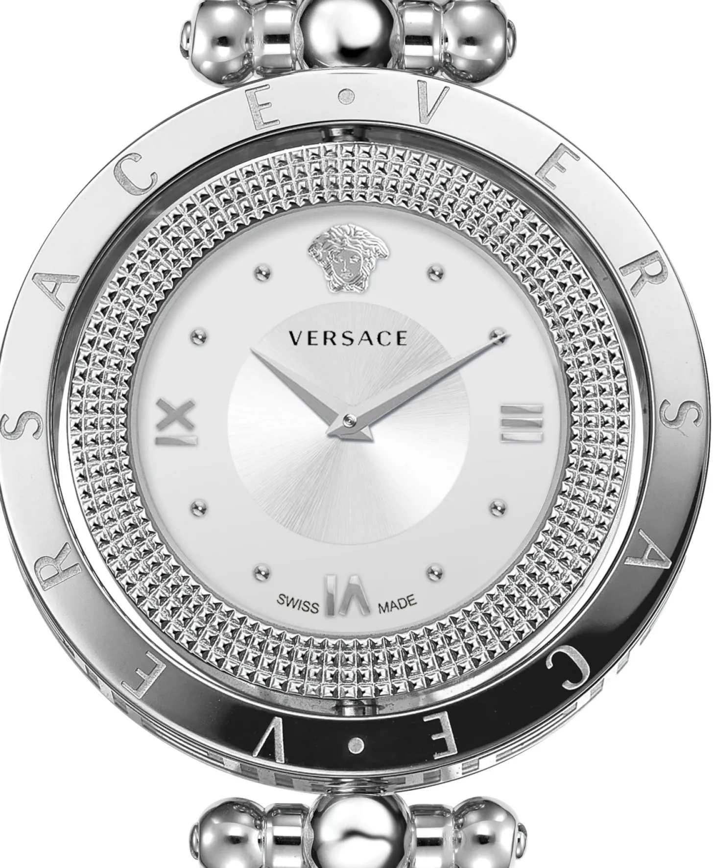 Versace Damen-Armbanduhr Eon Silber VE7901423
