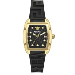 Versace Damenuhr Dominus Lady Schwarz/Gold VE8K00324