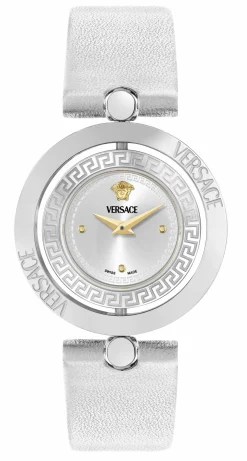 Versace Damen­uhr Eon Restyling Silber Leder VEHFA0125