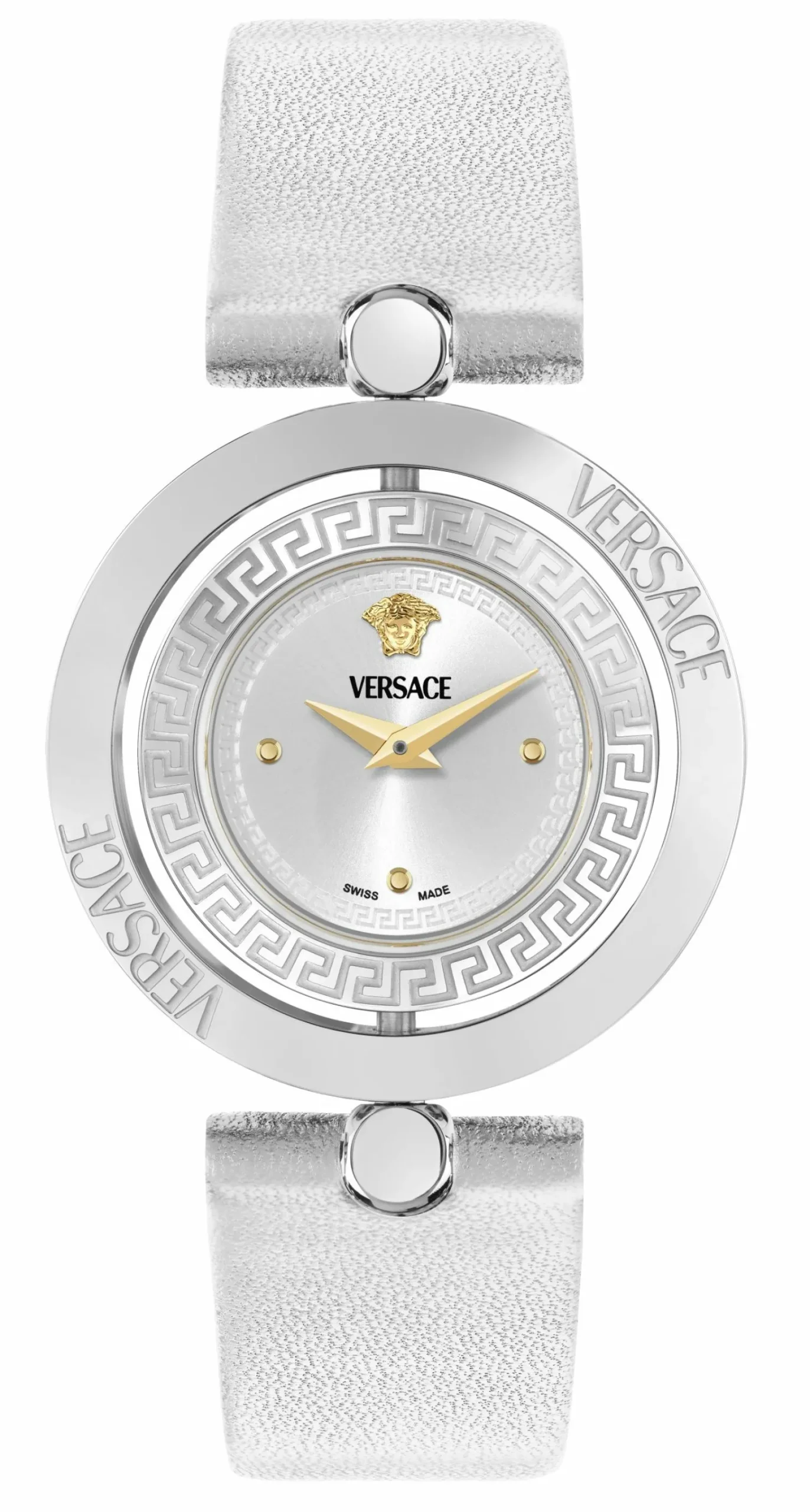 Versace Damenuhr Eon Restyling Silber Leder VEHFA0125
