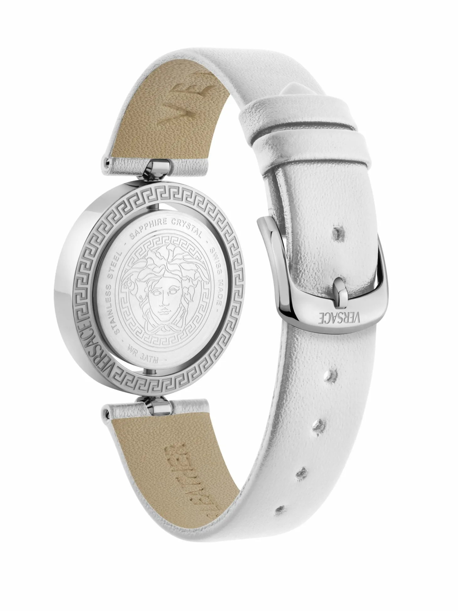 Versace Damenuhr Eon Restyling Silber Leder VEHFA0125