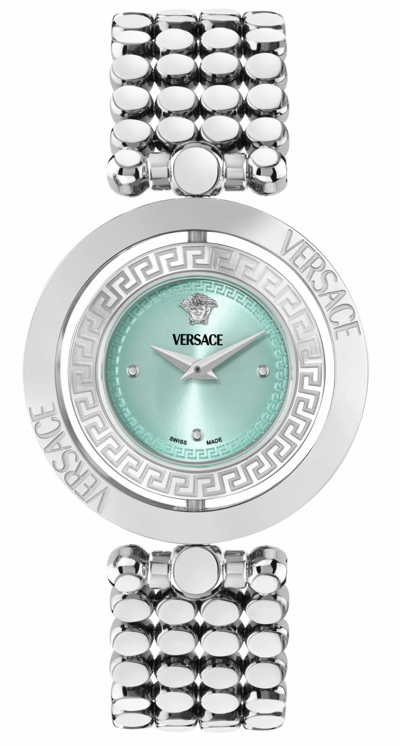 Versace Damenuhr Eon Restyling Silber/Türkis VEHFA0425