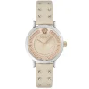 Versace Damenuhr Greca Fortuna Beige/Silber VE0A00125
