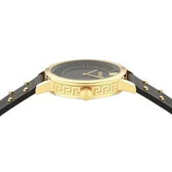 Versace Damenuhr Greca Fortuna Schwarz/Gold VE0A00225