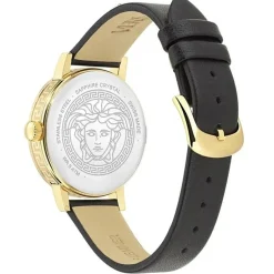 Versace Damenuhr Greca Fortuna Schwarz/Gold VE0A00225