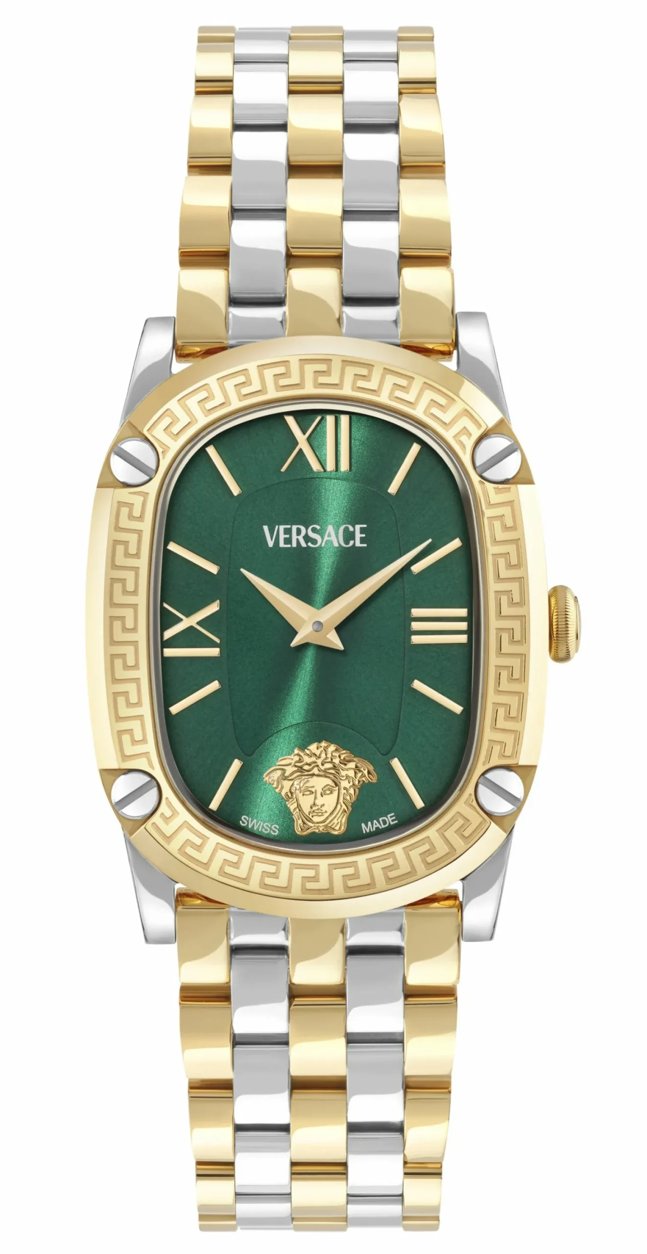 Versace Damenuhr Greca Couture VE1B01225 Grün/Silber/Gold