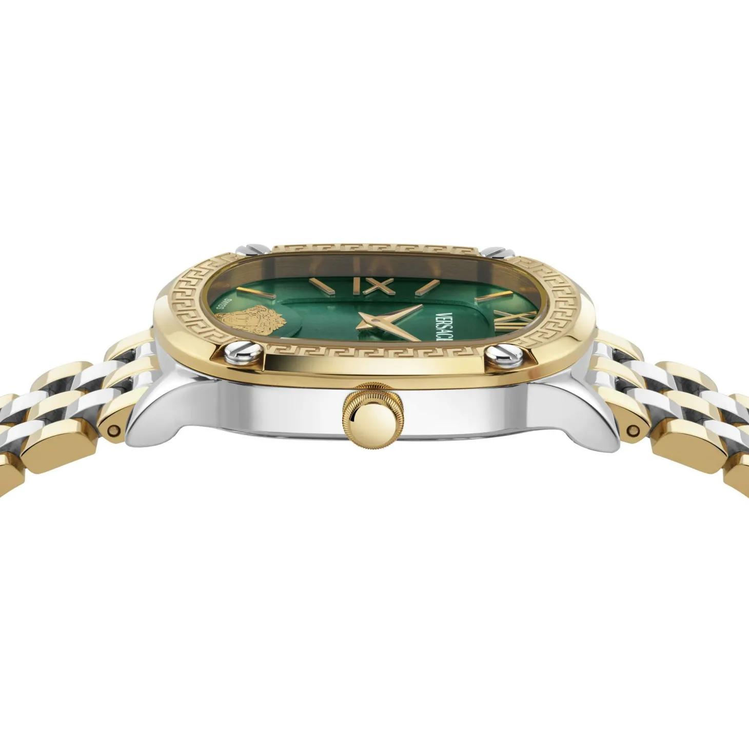 Versace Damenuhr Greca Couture VE1B01225 Grün/Silber/Gold