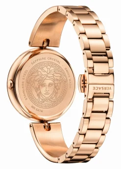 Versace Damenuhr Palazzo Empire Rose Gold Edelstahl 39mm VCO110017