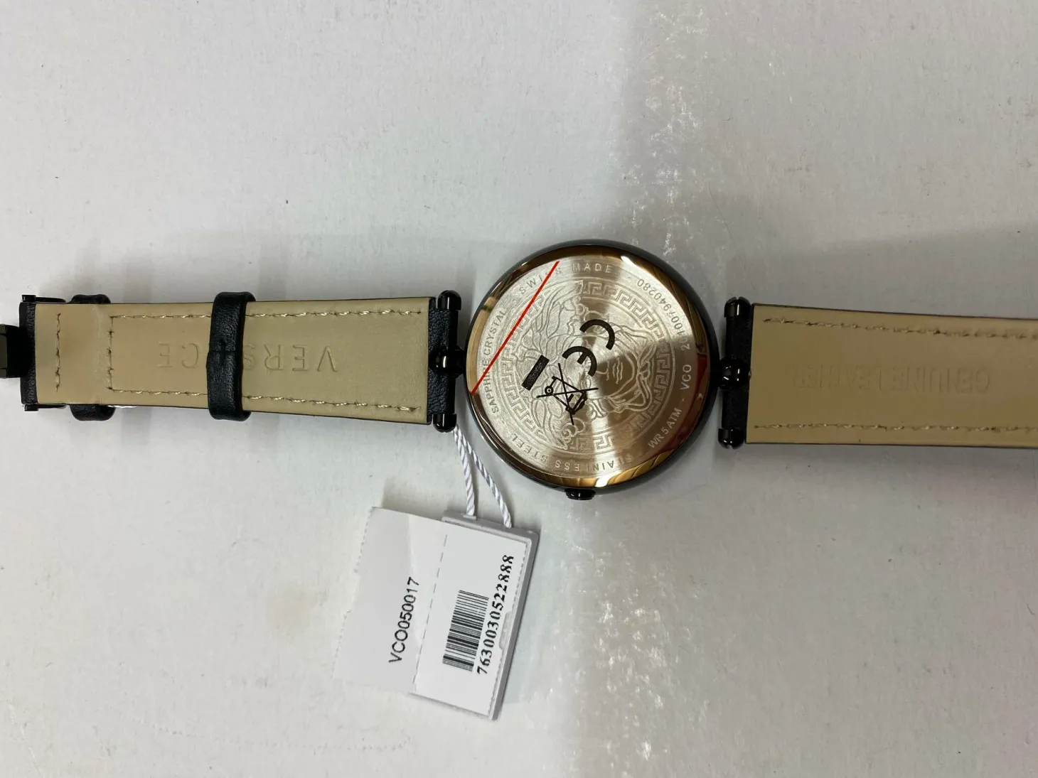 Versace Damenuhr Palazzo Empire Schwarz 39mm VCO05 0017