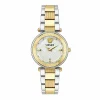Versace Damenuhr VE8B00724 Zwei‑Ton Edelstahl Weißes Zifferblatt