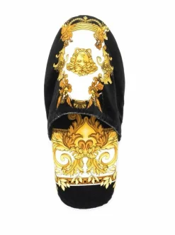 Versace Hausschuhe Medusa Renaissance Print Slippers