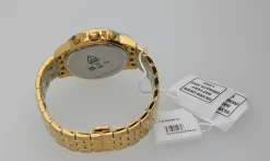 Versace Herren Chronograph Signature Gold Stahl Grün Zifferblatt 44mm VEV600619