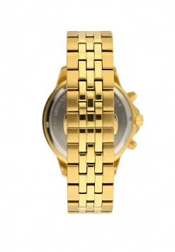 Versace Herren Chronograph Signature Gold Stahl Grün Zifferblatt 44mm VEV600619