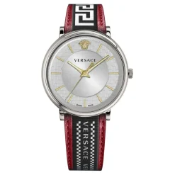 Versace Herren Armbanduhr V-CIRCLE Armband Leder VE5A014 21
