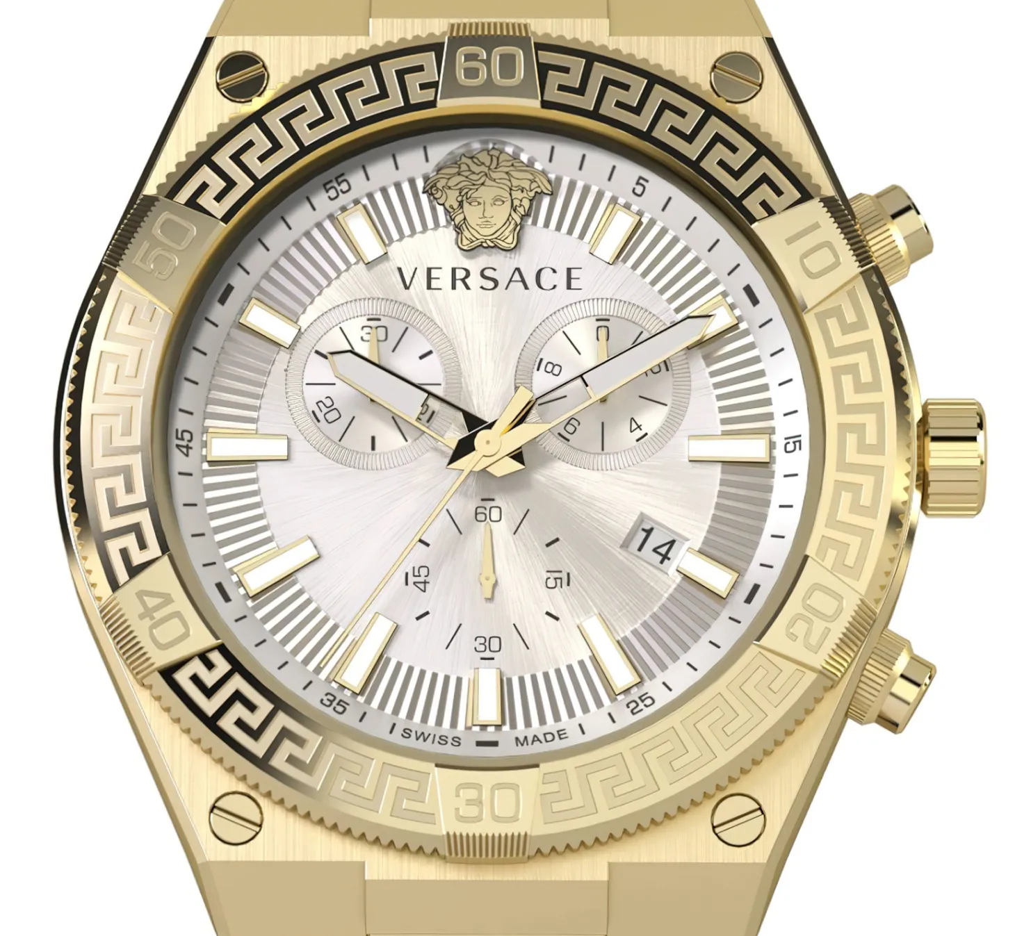 Versace Herren Armbanduhr SPORTY GRECA 46 MM VESO00822