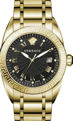 Versace Herren Armbanduhr V-SPORT II 3H.D/BLK B/IP2N IP2N VFE16 0017