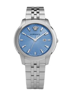 Versace Herren Armbanduhr V-Urban 42 mm Armband Edelstahl VELQ01119