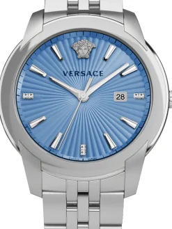 Versace Herren Armbanduhr V-Urban 42 mm Armband Edelstahl VELQ01119