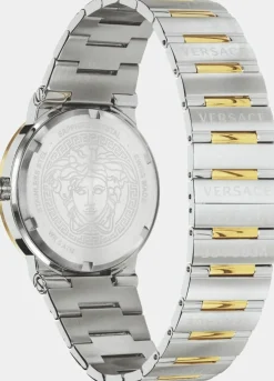 Versace Herren Armbanduhr GRECA LOGO bicolor 41 mm VEVI00320