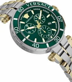 Versace Herren Armbanduhr GRECA CHRONO 45 mm VE3L00422